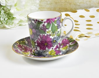 Royal Albert Floral Chintz Camelot Mug Style Tea Cup and Saucer Set #0229