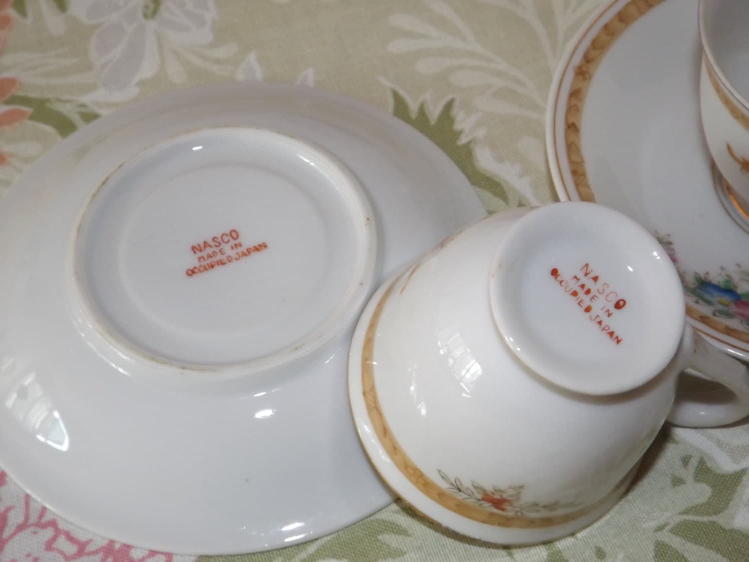 Occupied Japan Cups and Saucers Vintage Set of 4 Tea Cup S& Etsy