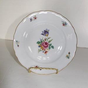 Bavaria Germany Floral Salad Plate.