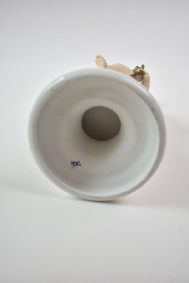 Capodimonte Porcelain Figurine Cherub Angel 7.5 A1 - Etsy