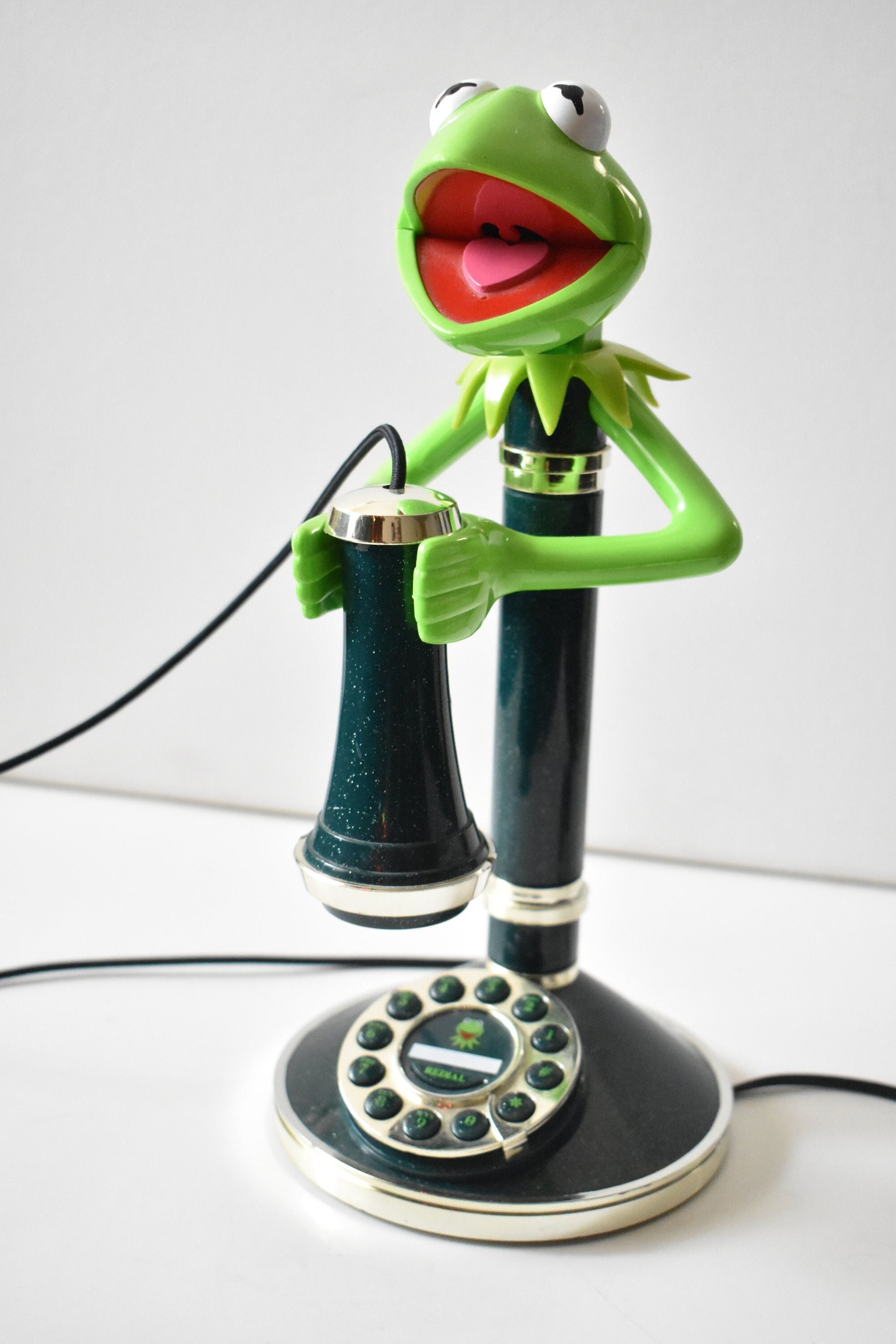 RARE-Vintage Kermit the Frog Phone Telephone 17H - Etsy 日本