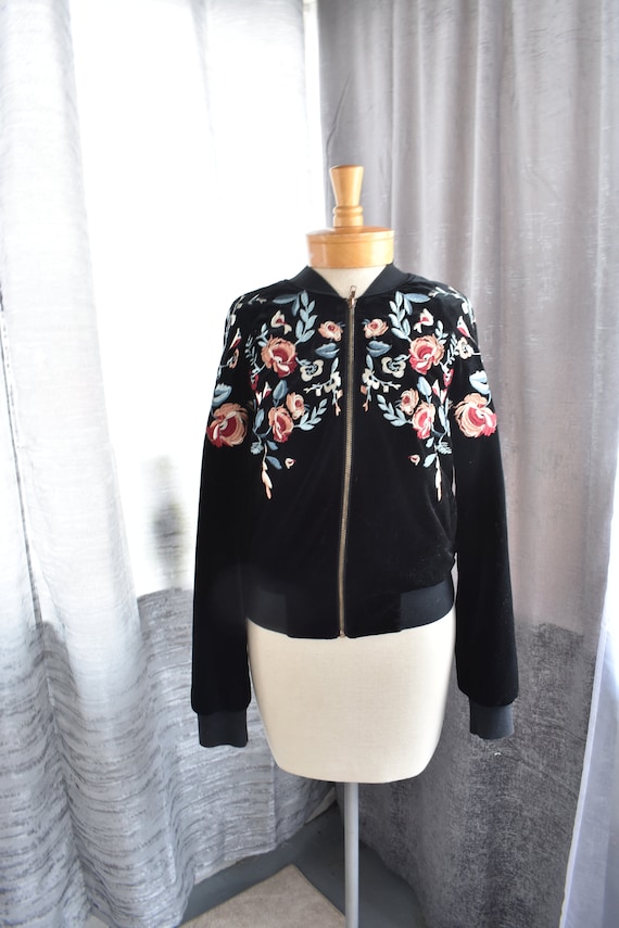 Zip up flower jacket - Gem