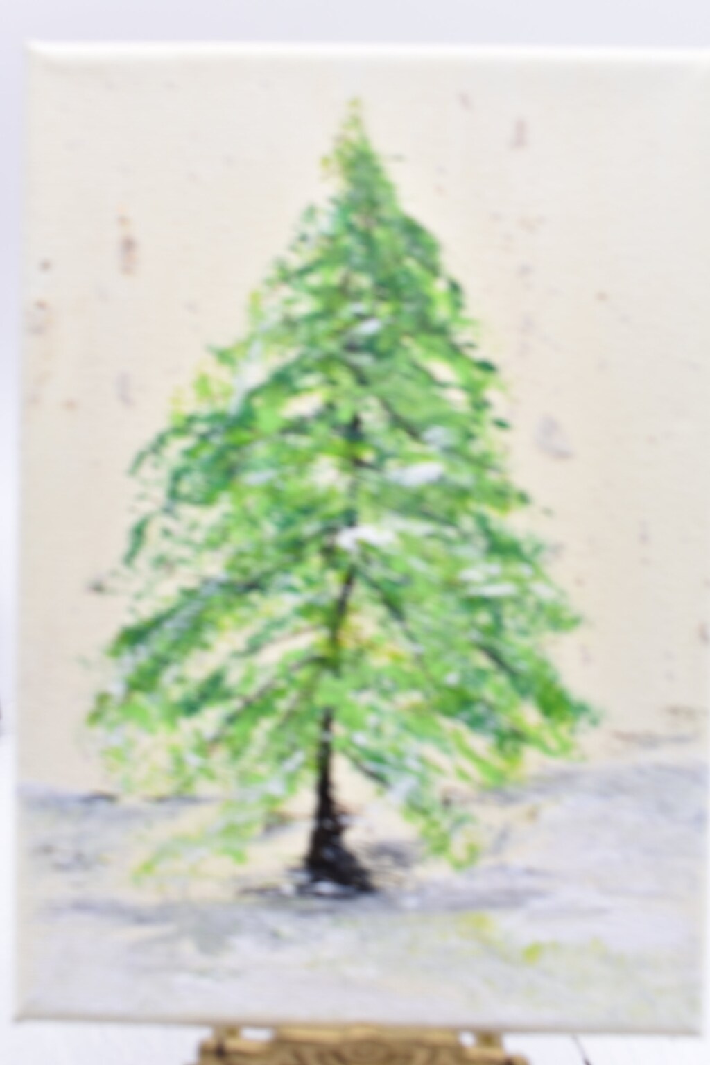 Bougimal Pittura Ad Olio Per Adulti: Albero Di Natale (40x50cm) - Kit Completo Fai Da Te