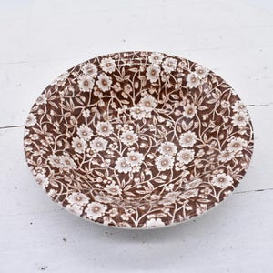 Burleigh＊Brown Calico＊Cake plate・* 【希少品】 Burleigh Calico Plate - Etsy
