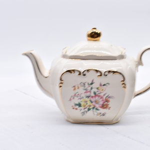 Sadler England Bone China Teapot Unique Vintage, Vintage Porcelain Teapot