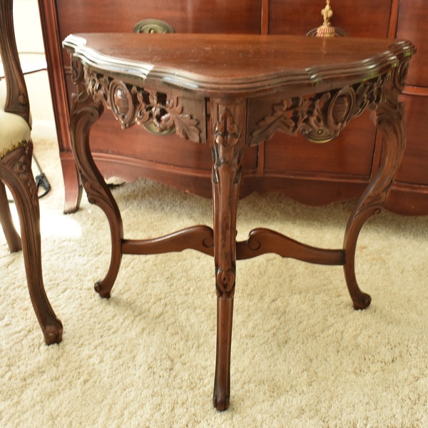 Half Moon Table Etsy