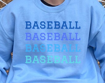 Baseball Sweatshirt, Baseball Mom Shirt, Baseball Shirt for Women, Baseball Sweater, Baseball Dad Sweatshirt, Baseball Gift, Baseball Fan