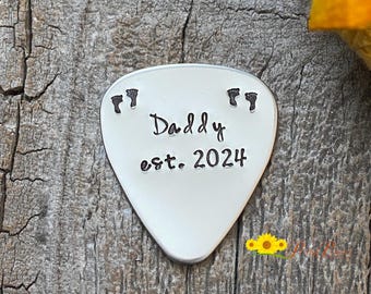 Dad of Twins Guitar Pick, Grandpa of Twins Pick, Father's Day Gift, Twins Pregnancy Reveal, We're Having Twins, Twins Birth Announcement