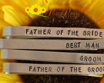 Wedding Tie Bar Clips, Wedding Party Gift, Engraved, Custom Tie Bars, Tie Clips, Father of Bride, Best Man, Groom, Father of the Groom