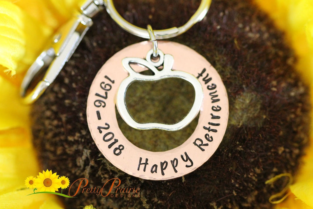 You'll Always Bee My Favorite Teacher Keychain - Stainless Steel Appreciation Gift With Free Velvet Bag