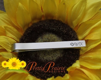 Father of the Bride Tie Bar - Wedding Gift for Father-in-Law - Custom Hand Stamped Wedding Party Presents - Dress Tie Accessory
