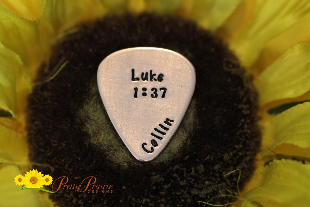Bible Verse Guitar Pick, Christian Gift, Religious Pick, Church Band