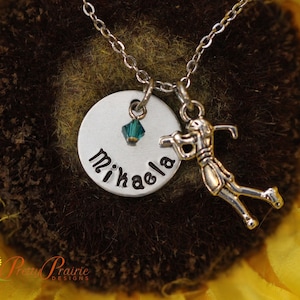 Personalized Golf Necklace, Golf Keychain, Golf Jewelry, Golf Team Gift, Golf Lover Necklace, Gift for a Golfer, Golf Mom Necklace, Golf Dad
