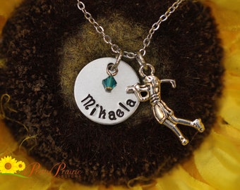 Personalized Golf Necklace, Golf Keychain, Golf Jewelry, Golf Team Gift, Golf Lover Necklace, Gift for a Golfer, Golf Mom Necklace, Golf Dad
