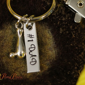 3D Bowling Tag Keychain, #1 Dad, Personalized, Bowler Gift, Bowling Team Gift, Bowling Bag Tag, Father&#39;s Day, Mother&#39;s Day, Love to Bowl