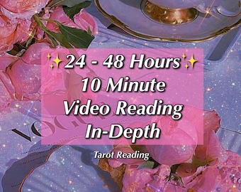 10 Minute Video | Video Tarot Reading | Love/Career/General/Psychic | Additional Oracle Messages