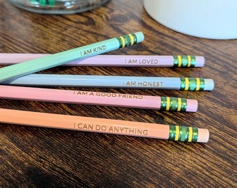 Personalized Pencils Engraved Back to School Supplies Pencil Name ...