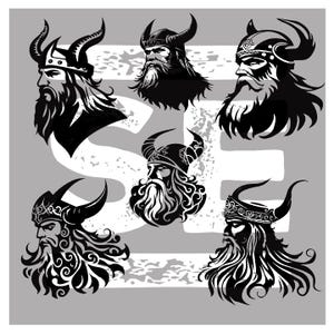 Viking SVG file, Viking Bundle, Viking Cut File, Viking Shirt, Viking PNG File, Viking Pics, Viking Silhouette, Viking Helmet, Ornate Viking