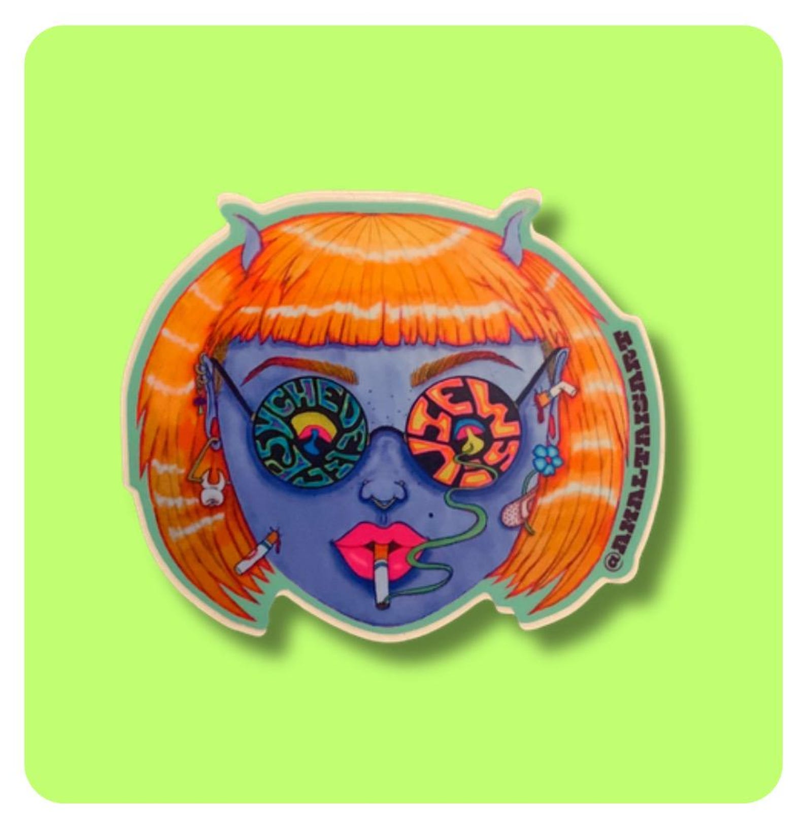 Psychedelic Views Sticker - Etsy
