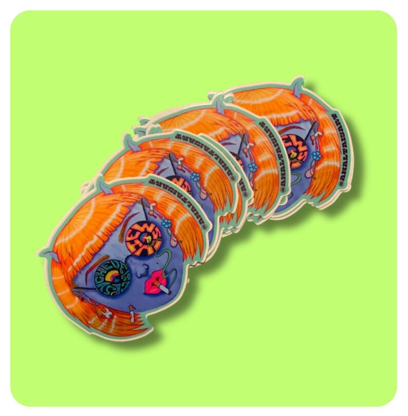 Psychedelic Views Sticker - Etsy