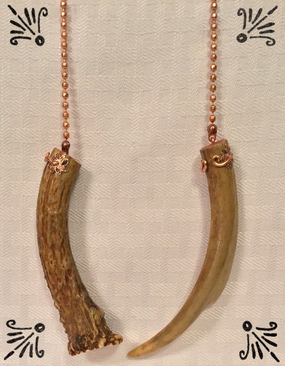 Handcrafted Authentic Whitetail Deer Horn Antler Copper Etsy