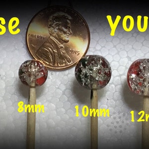 DESIGN YOUR OWN Miniature Customized Christmas Tree Ornaments 4mm up to 12mm