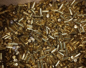 9mm Once Fired Brass – Cleaned/Shined or Unprocessed – Qty: 500