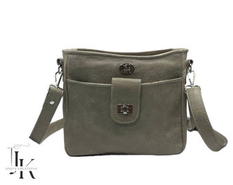 Takisha Crossbody Bag/Genuine Italian Leather