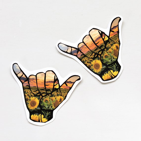 cute sunflower vinyl sticker for laptops and more etsy