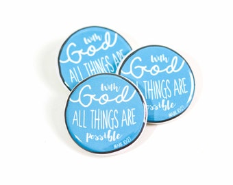 Christian Button in God We Trust Fund Raiser Religious Pin 2 - Etsy