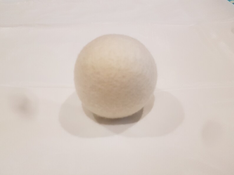 3 pack Handmade Wool Dryer Balls Best price Handmade from NZ Wool size XL Eco-friendly & reusable image 1