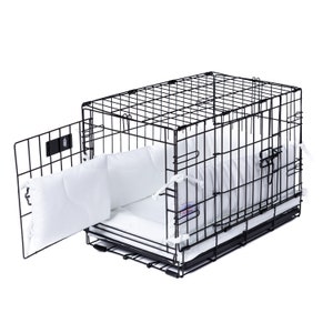 Dog Bumper Around Crate Width Door - White Pearl
