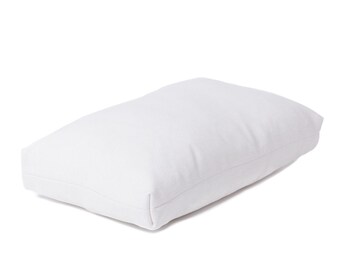 Washable Rectangular Dog Bed Cover Almond