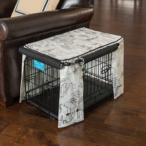 The New Yorker Double Doors Crate Cover - Designer