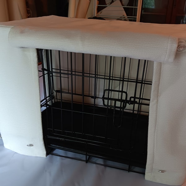 Washable  Dog Crate Covers New Almond