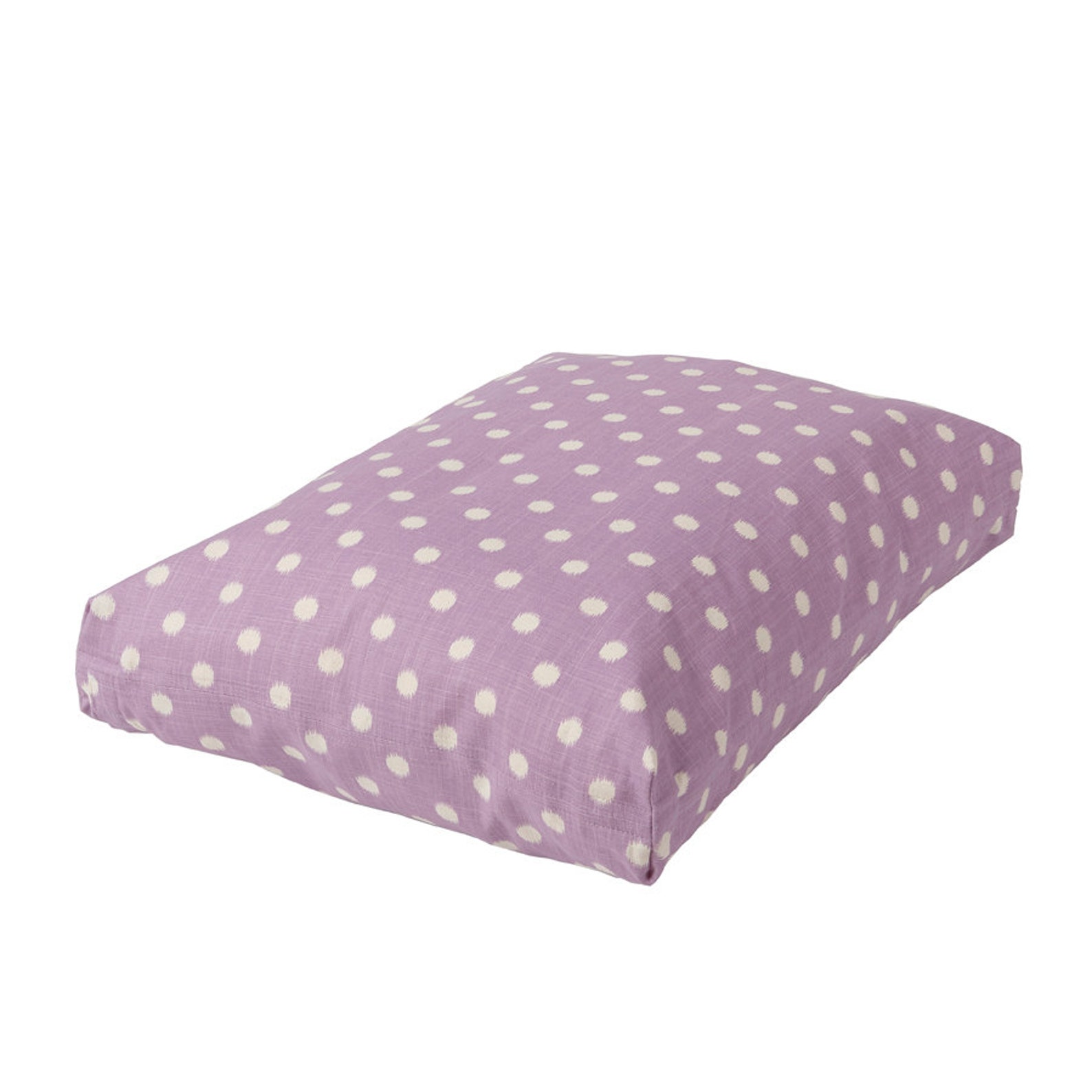 Lilac Polka Dot Rectangular Dog Bed Cover Etsy
