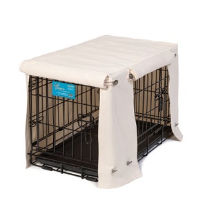 Washable Dog Crate Cover in Natural