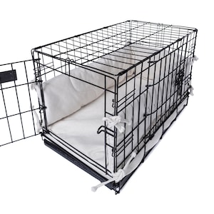 Dog Crate Bumper - Single Door Width Door - White Sand