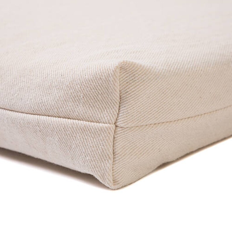 Natural Denim Memory Foam Crate Crate Pads for Dogs With Etsy