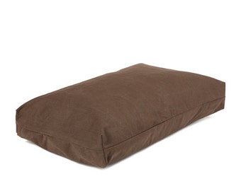 Rectangular Dog Bed Set - Turkish Coffee