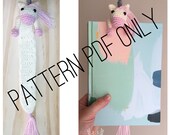 Crochet Pattern (English) Amigurumi Unicorn book buddy bookmark by Little Millamoo