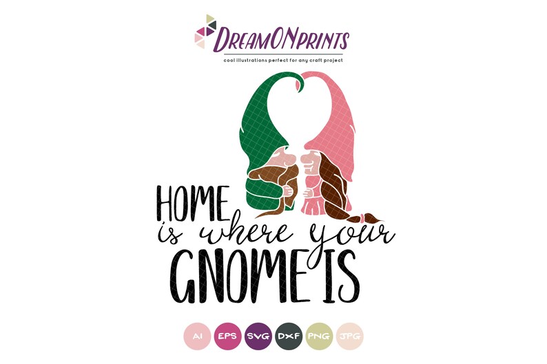 Download Love Gnomes SVG Couples Svg Home Svg Gnomes SVG Valentines ...