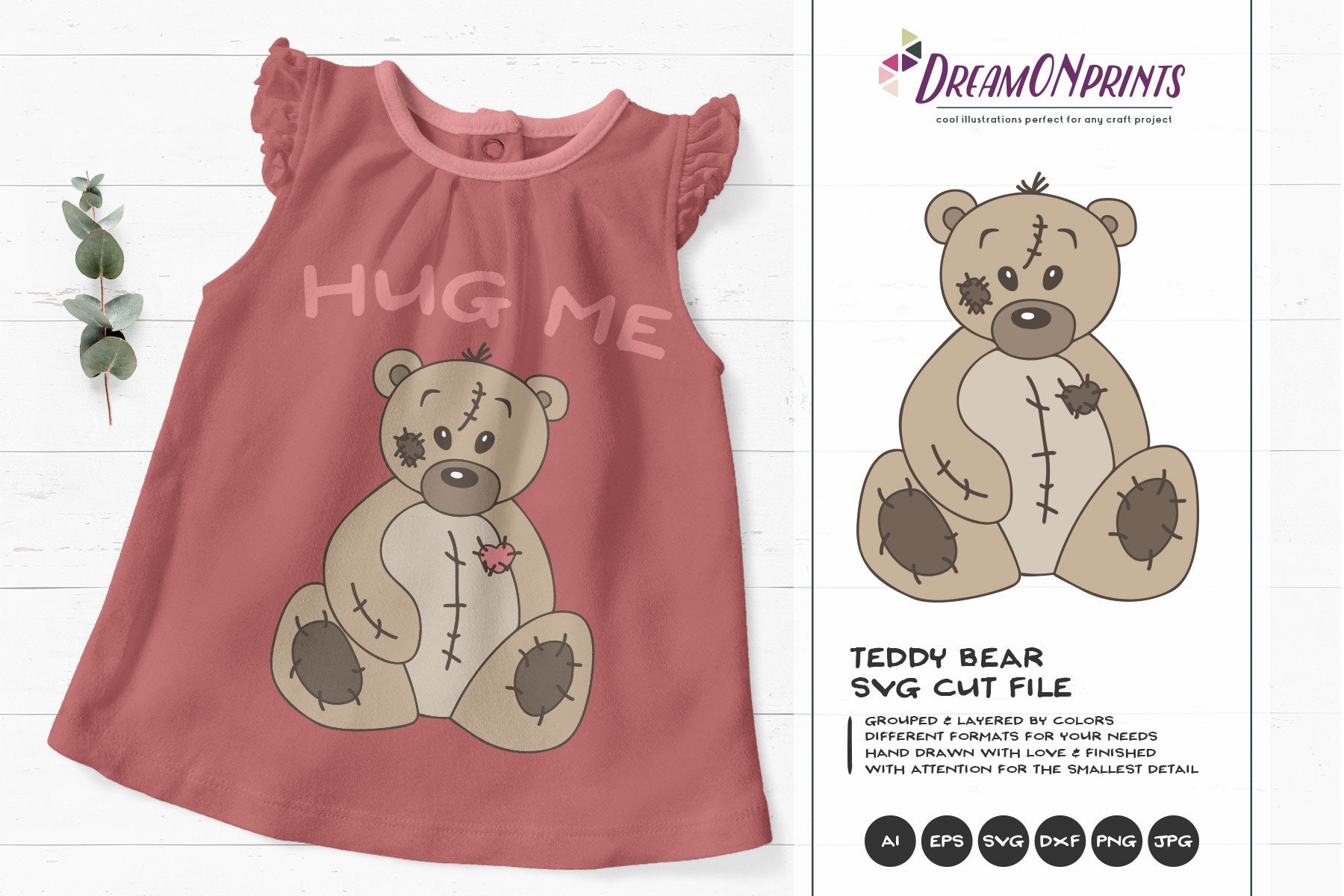 Download Teddy Bear Svg Bear Svg Files Toys Svg Stuffed Animals Kids Svg Cutting Files For Cricut Explore Silhouette And More Dop011