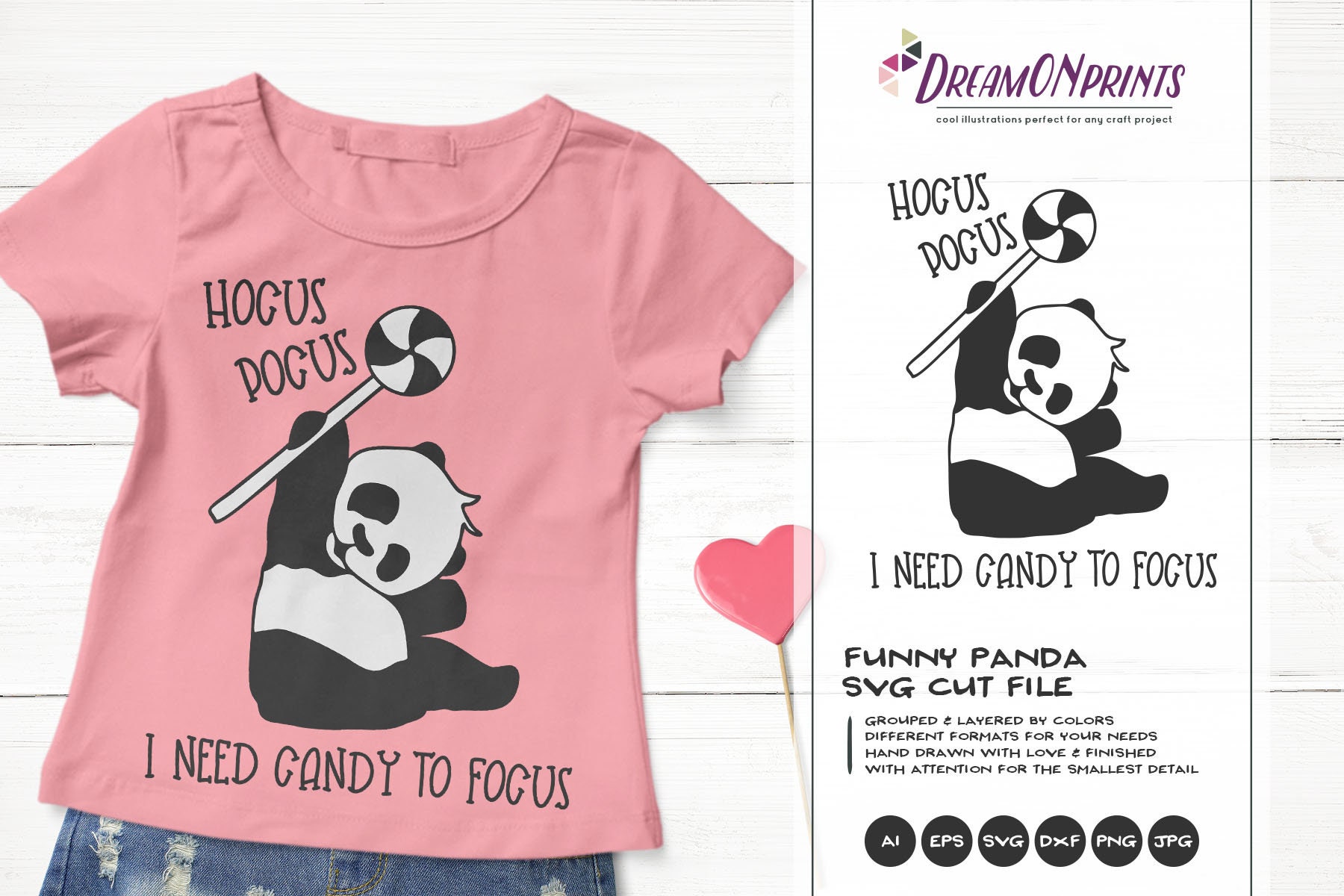 Download Hocus Pocus Panda SVG | Cute Halloween Illustration | Kids ...