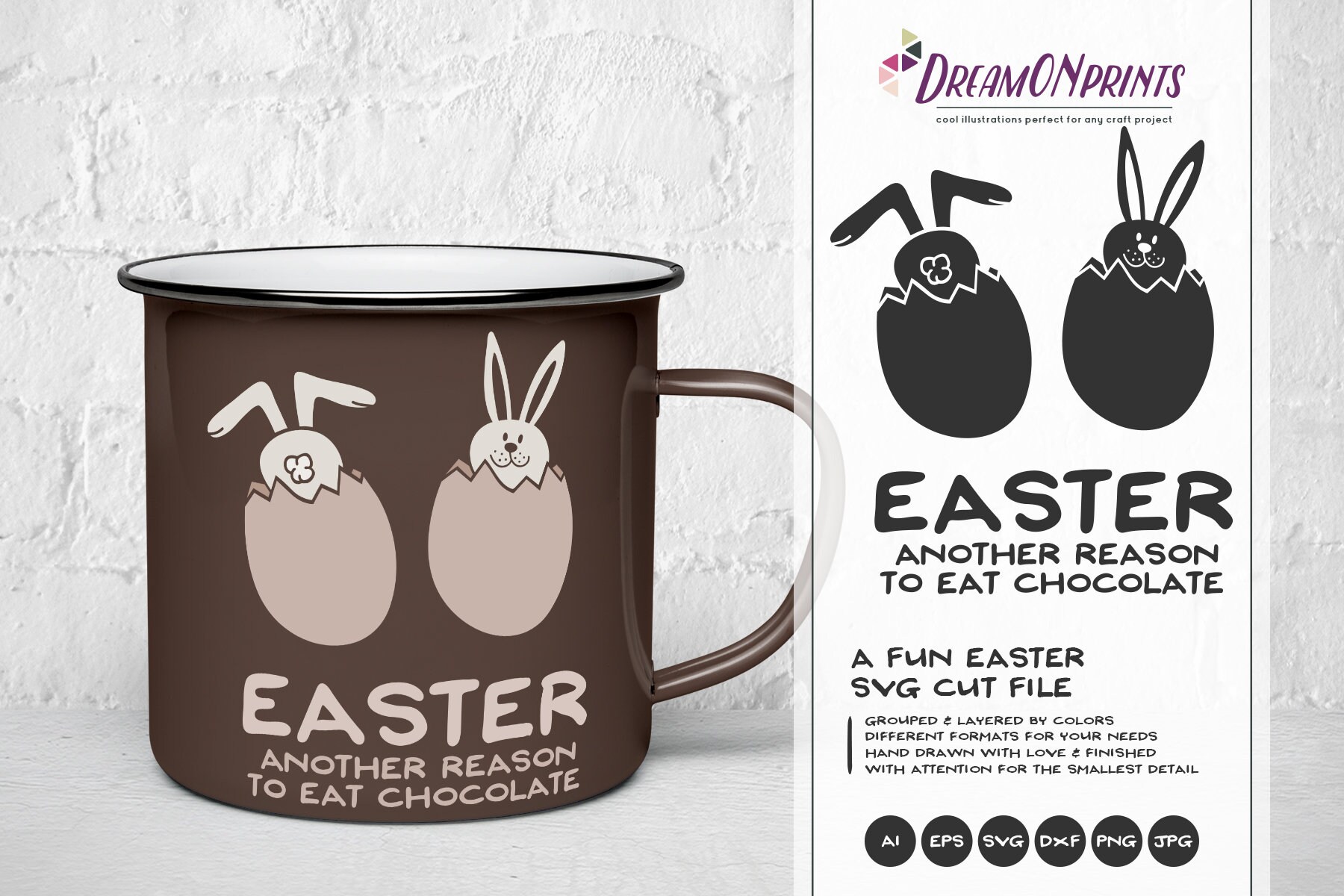 Download Easter Svg Funny Easter Svg Cut Files Bunny Svg Easter Eggs Dxf Easter Bunny Svg For Silhouette Svg For Cricut Cut Files Dop034