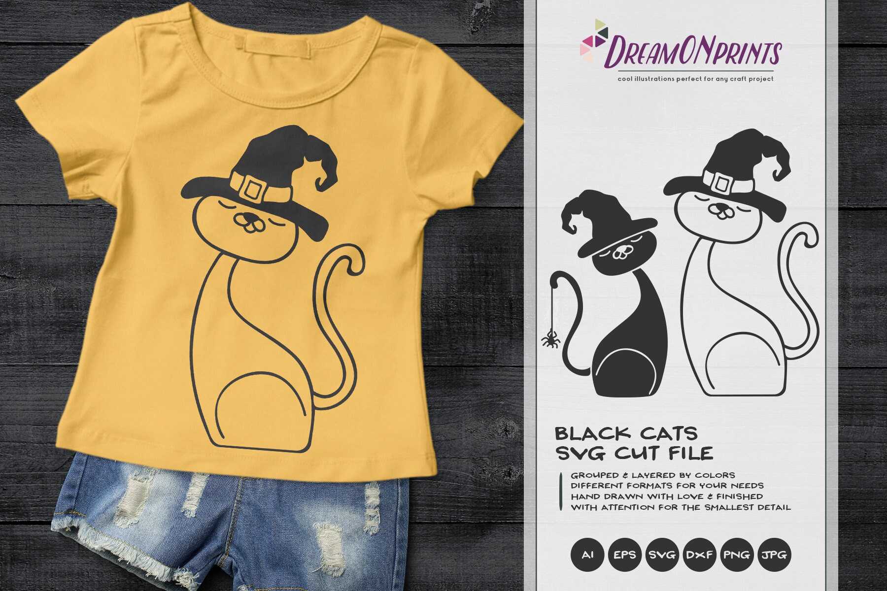 Download Halloween Cats SVG | Cute Halloween Design | Black Cat Cut ...