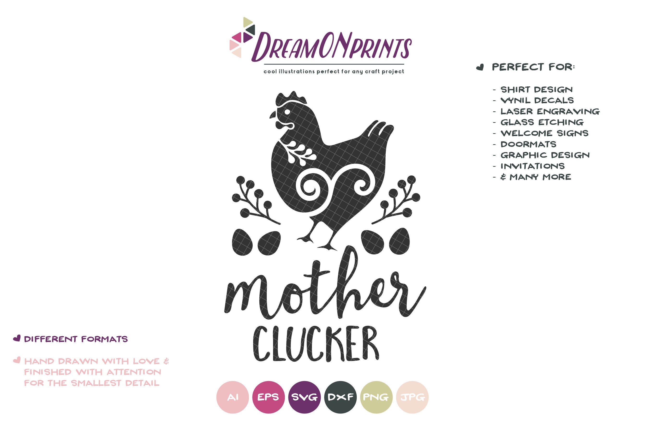 Download Mother Cluckers Svg, Hen SVG, Farm Animals Svg, Farm SVG ...