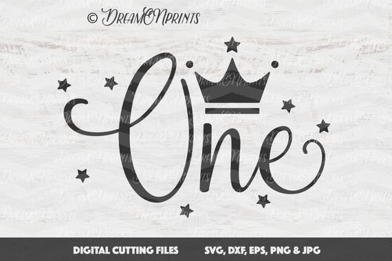 Download First Birthday SVG One SVG File Princess Cutting Files ...
