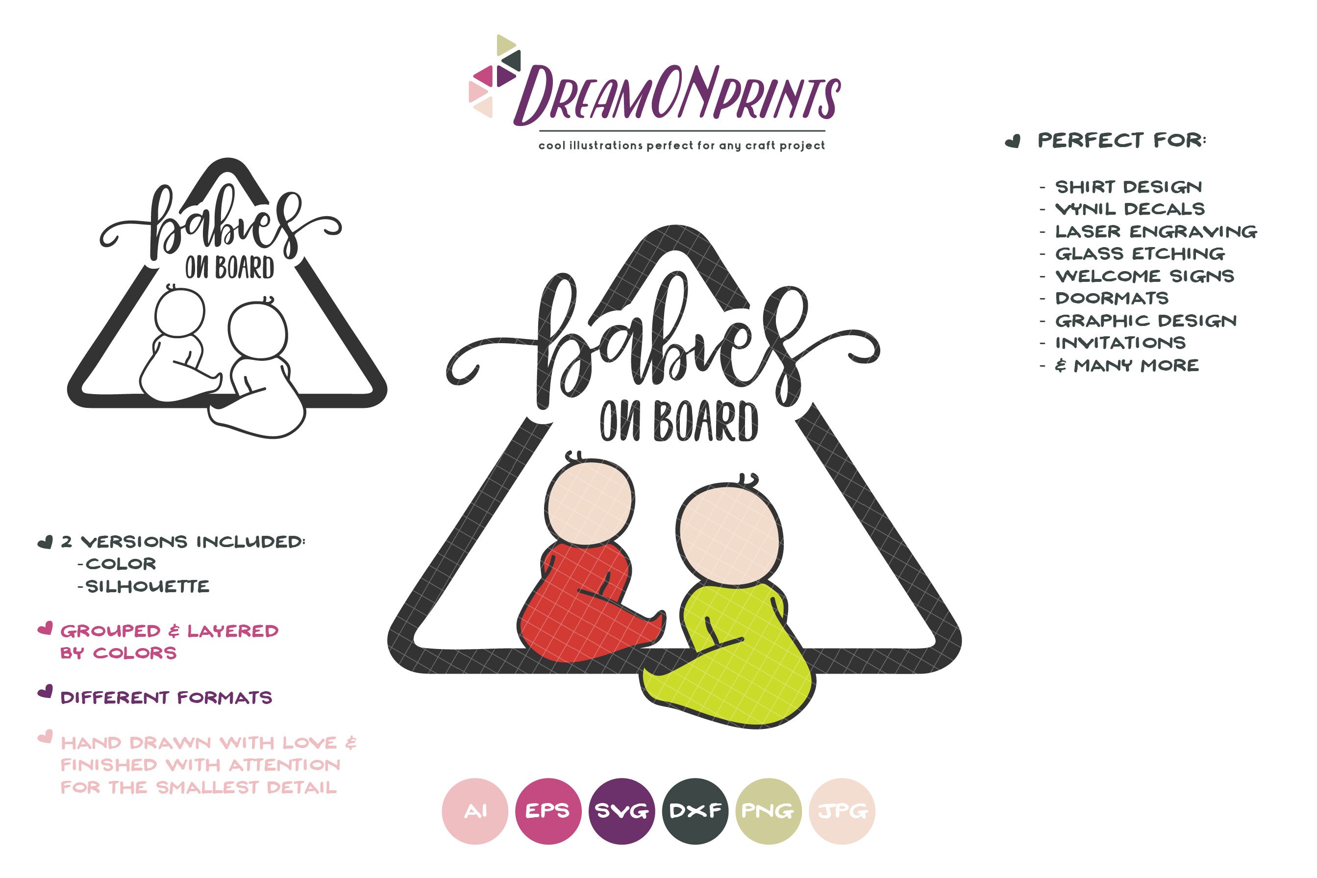 Twins on Board SVG, New Born SVG New Baby SVG, Pregnancy ...