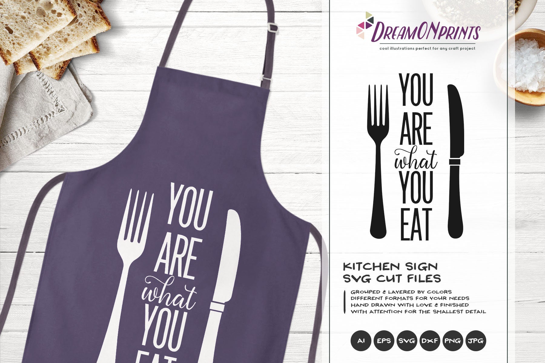 Download Funny Kitchen Sign Svg You Are What You Eat Kitchen Sign Svg Apron Svg Designs Sign Making Cooking Svg Cricut Explore Dop305